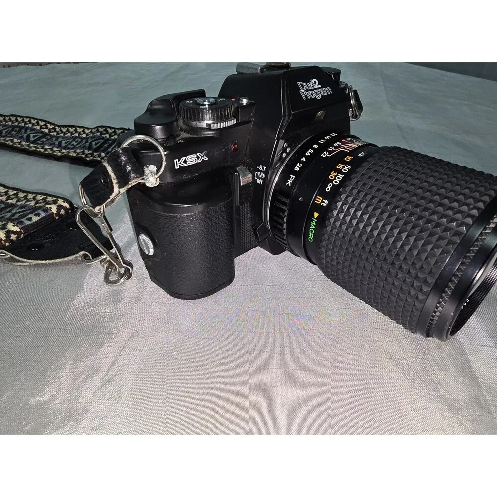 KSX-P DUAL 2 PROGRAM Multiple Lenses Vintage 35mm Camera Bag Japan Untested